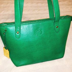 Lauren Ralph Lauren Newton Shopper in Kelly Green